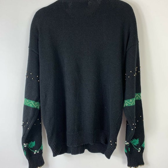 Northern Isles Ugly Xmas Cardigan Sweater Wms Sz M - Picture 2 of 4